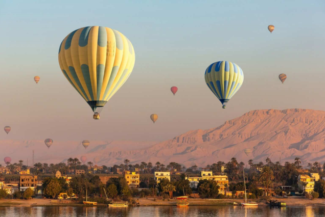 Hot Air Balloon and tour the West Bank of Luxor
